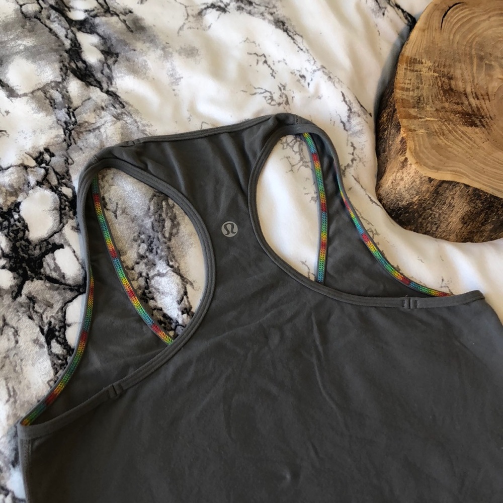 lululemon athletica Gray Tank Top